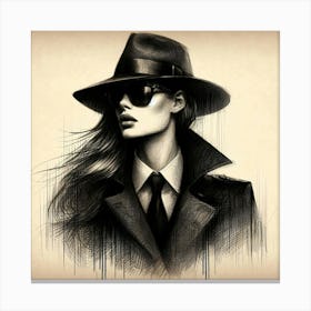 Portrait Artwork 250 Canvas Print