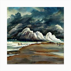 Stormy Sea Canvas Print