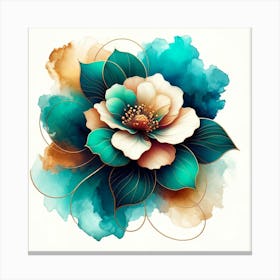 Watercolor Flower 4 Canvas Print