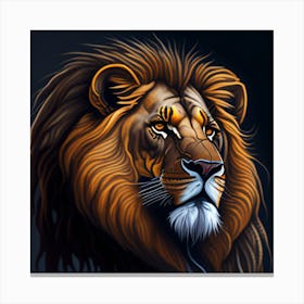 Lion 2 Canvas Print