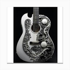 Yin and Yang in Guitar Harmony 17 Canvas Print