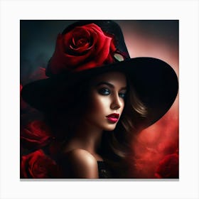 Graceful woman 1 Canvas Print