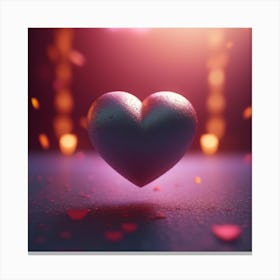 Heart Stock Videos & Royalty-Free Footage Canvas Print