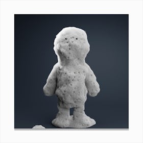 Foam man Canvas Print