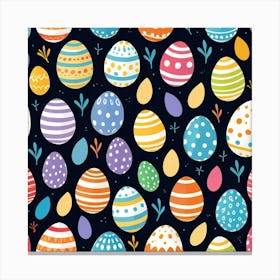 Easter Eggs Art Print Canvas Print