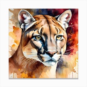 Highly Detailed Cheetah Painting Canvas Print