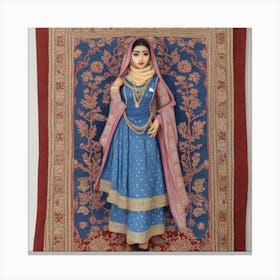 Pakistani Woman Canvas Print