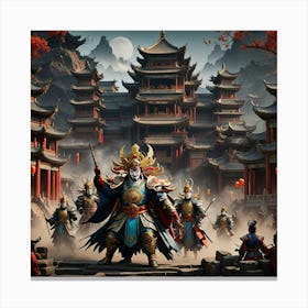 Chinese Warriors 1 Canvas Print