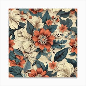 Floral Pattern Canvas Print