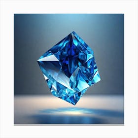 Blue Diamond 1 Canvas Print