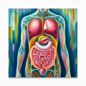 Organs Of The Human Body 18 Canvas Print