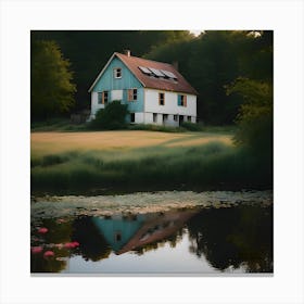 House In The Woods 3 Canvas Print