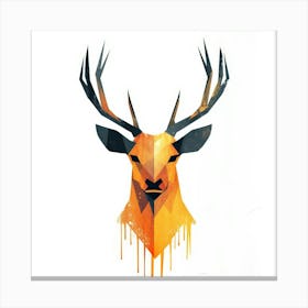 Deer Head 2 Canvas Print