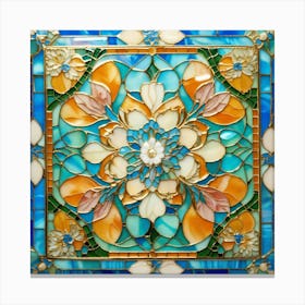 Stained Glass 8 Canvas Print