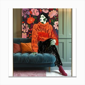 Portrait Of A Woman Canvas Print