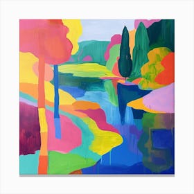 Abstract Park Collection Ditan Park Beijing 3 Canvas Print