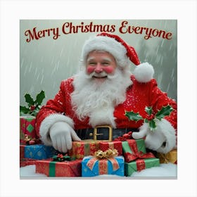 Merry Christmas Everyone Canvas Print