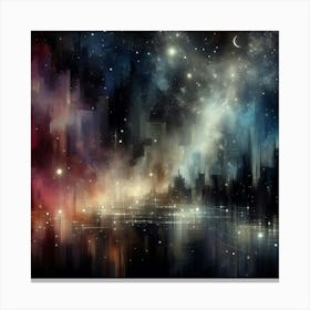 Galaxy City Canvas Print