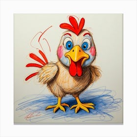 Rooster 19 Canvas Print