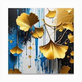 Ginkgo Leaves 11 Canvas Print