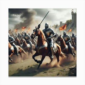 Knights Of The Round Table 3 Canvas Print