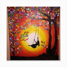 Swing In The Sun Canvas Print