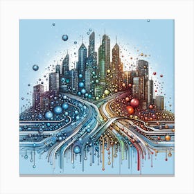 Cityscape 1 Canvas Print