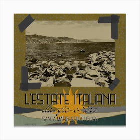 L'Estate Italiana Canvas Print