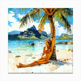 Bora Bora Holidays - Tropical Zone Canvas Print