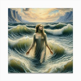 Angel Of The Sea Canvas Print