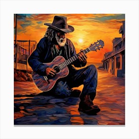 Acoustic Guitar 8 Canvas Print