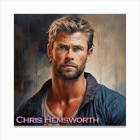 Chris Hemsworth 4 Canvas Print