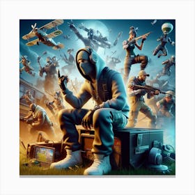 Fornite V2 Canvas Print