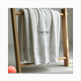 Towel design Mechanic's mate Canvas Print