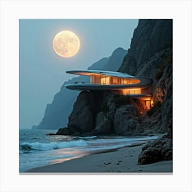 House On The Beach 3 Canvas Print