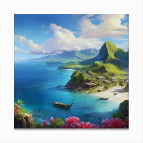 Island Paradise 1 Canvas Print