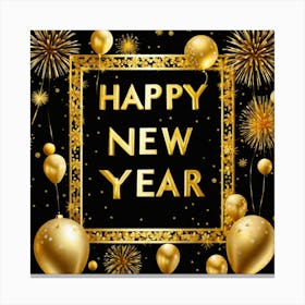 Happy New Year 141 Canvas Print