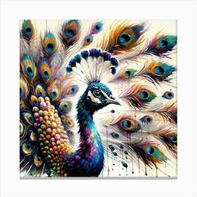 Splendor In Feathers Canvas Print