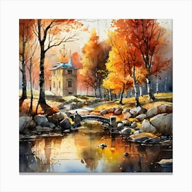 Autumn In The Forest Canvas Print