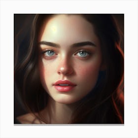 Beautiful Girl Canvas Print