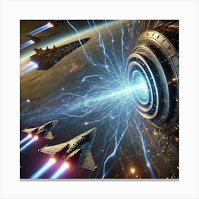 Nebula Weaver Emp Emitters Focused Converted Canvas Print