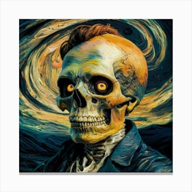 A Hauntingly Beautiful Illustration Of A Van Gogh 3oopkbohqvqxk 08gt55fq Kwzxvjorqumiyqx6 Ejoqq Canvas Print