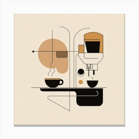 Creatai 24830 A Line Art Poster For International Espresso Da 97ec540a D593 49d1 9f60 9b0b6331ab9a 1 Canvas Print