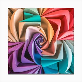 Origami Flower Canvas Print