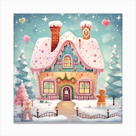 Gingerbread House 10 Canvas Print