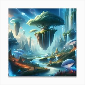 Fantasy, Fantasy Art, Fantasy Painting Canvas Print