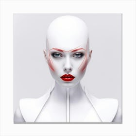 Futuristic Woman 2 Canvas Print