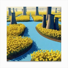 Yellow Field 6 Canvas Print