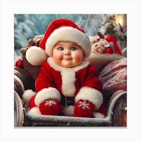 Santa Baby 5 Canvas Print