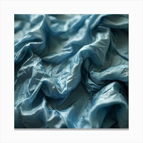 Abstract Texture Crinkled Patterned Paper Zigzag Folds Interwoven Creases Casting Subtle Shadows (2) Canvas Print